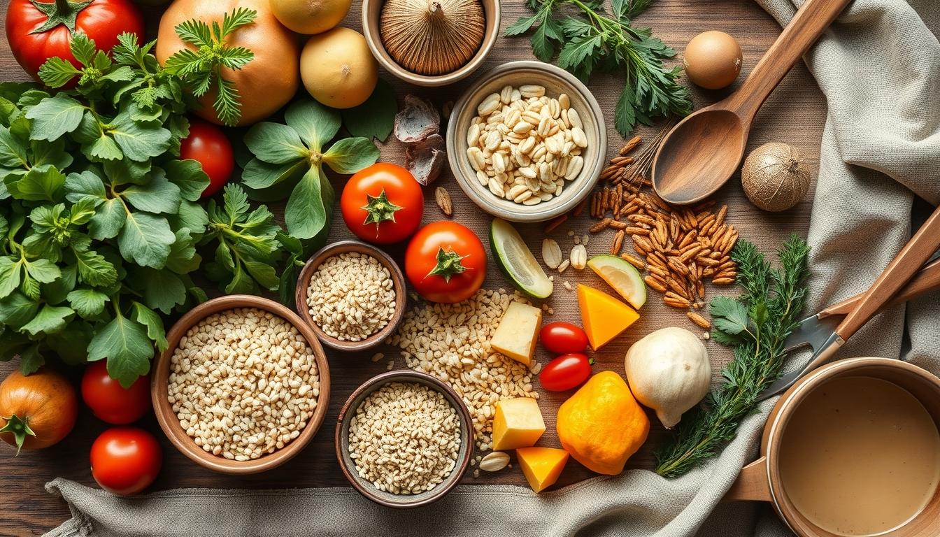 Comforting family dinner served at home